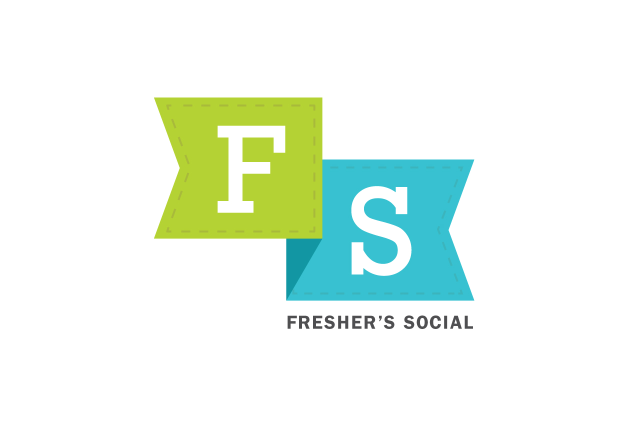 sarah holley design - freshers social - logo