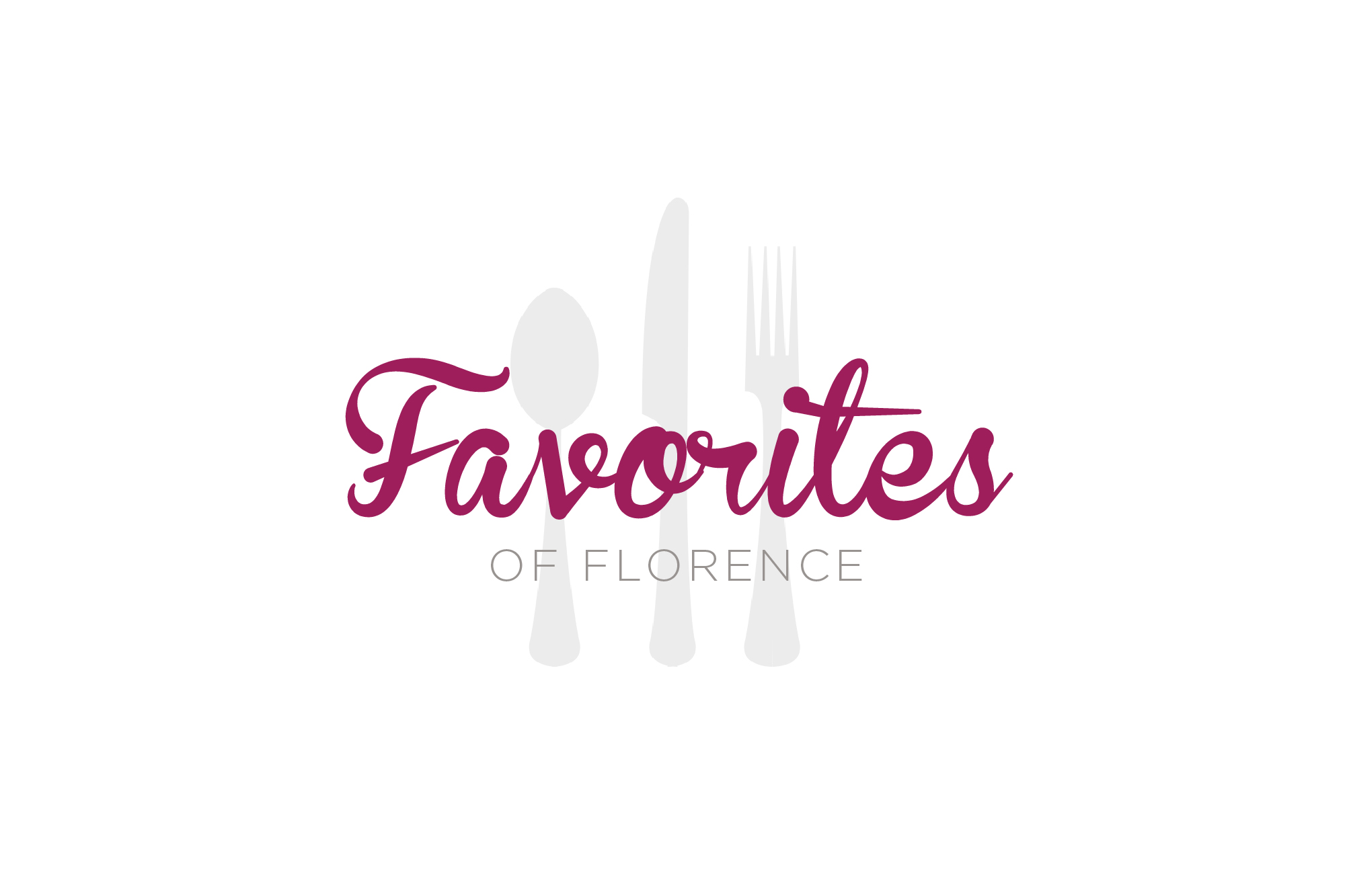 sarah holley design - favorites of florence - logo