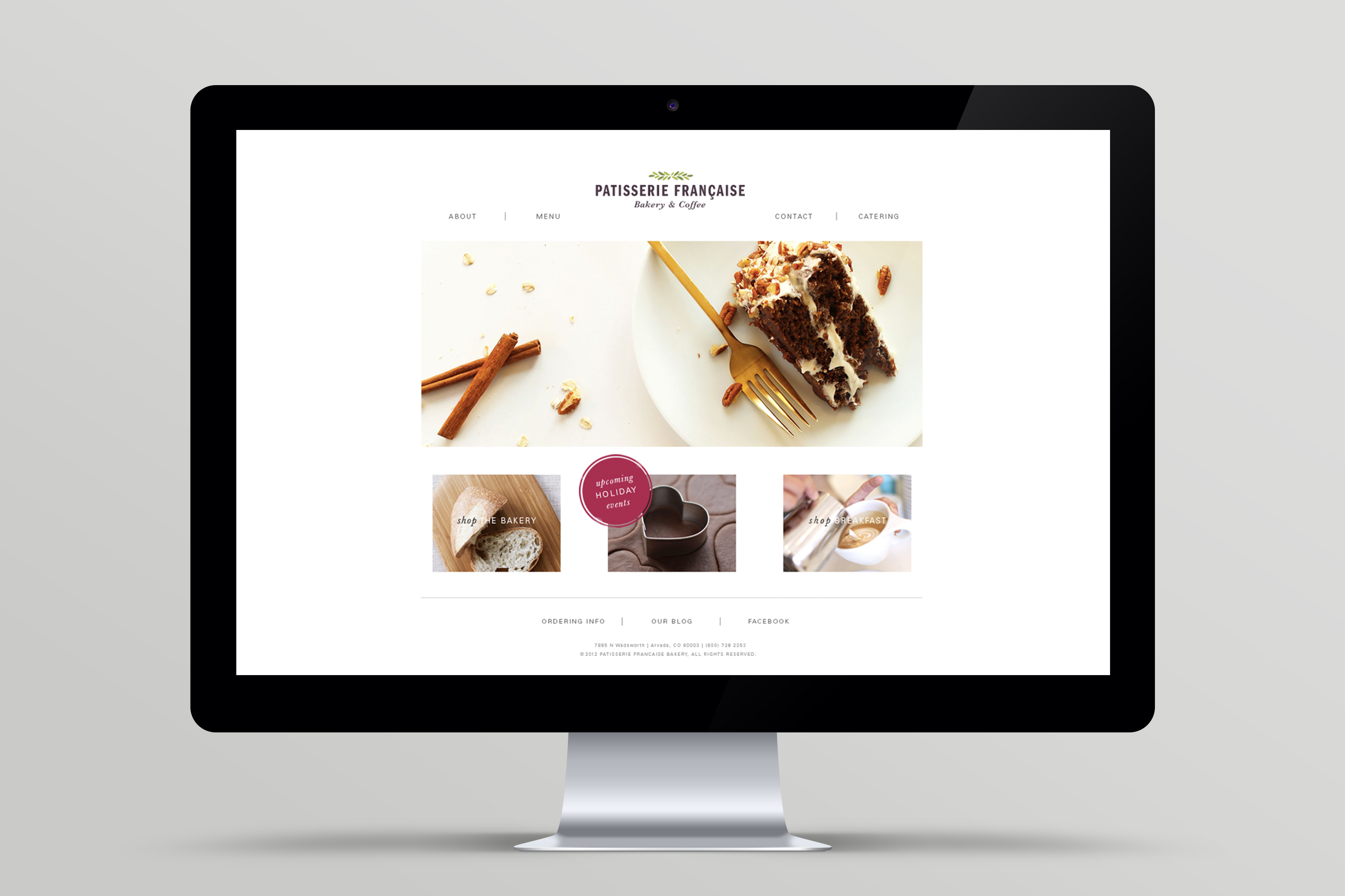 sarah holley design - bakery - web